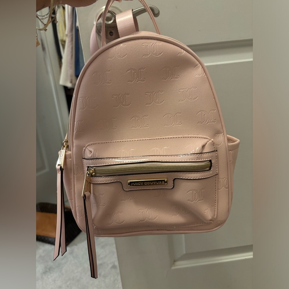 BNWOT juicy couture pink backpack